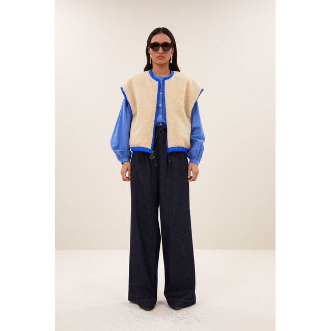 gio sleeveless jacket kingsblue