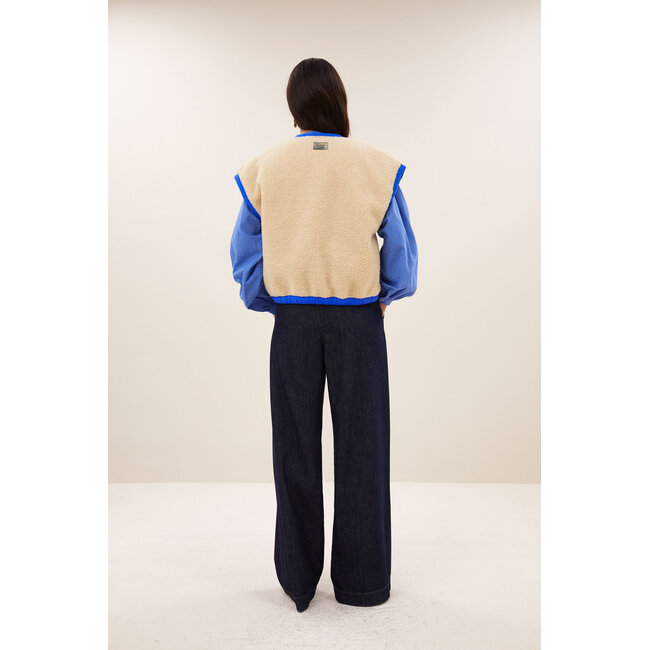 gio sleeveless jacket kingsblue