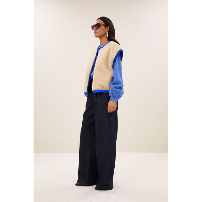 gio sleeveless jacket kingsblue