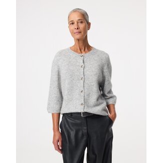 Knit-ted Meg Cardigan Grey Melange