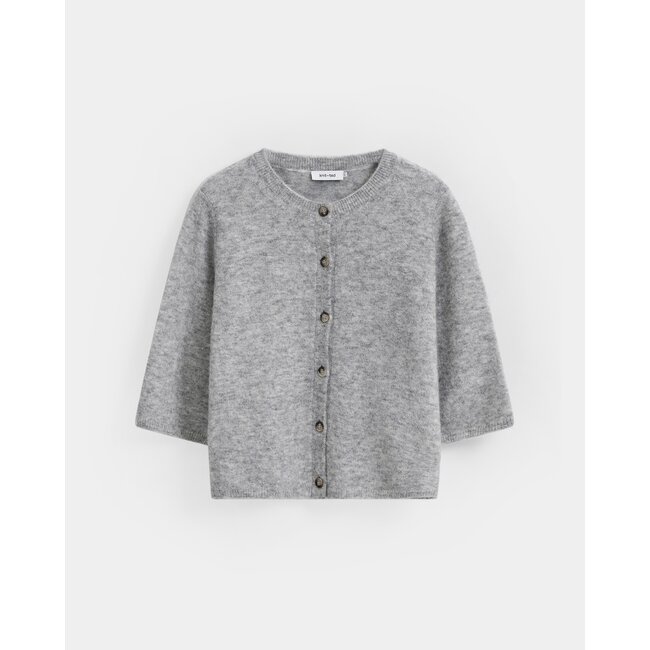 Knit-ted Meg Cardigan Grey Melange