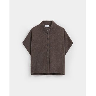 Knit-ted Tove Poncho Choco