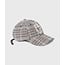 10Days wool blend check cap champagne