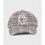 10Days wool blend check cap champagne