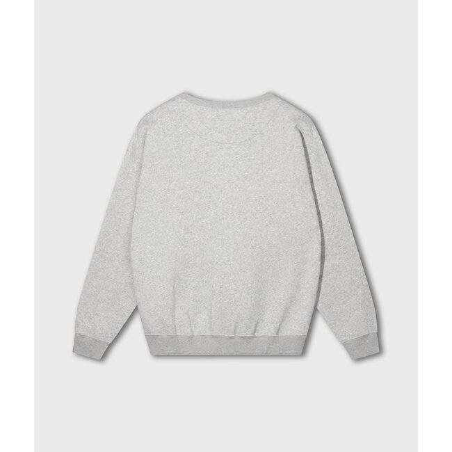10Days statement sweater logo light grey melee