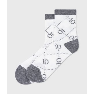 10Days socks all over monogram ecru