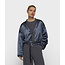 10Days reversible cardigan fleece steel blue