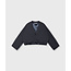 10Days reversible cardigan fleece steel blue
