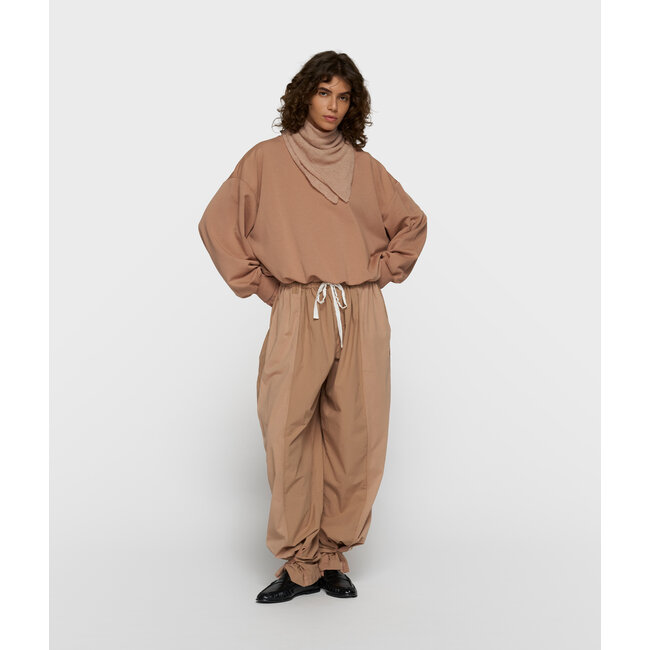 10Days pleated sweater light fudge