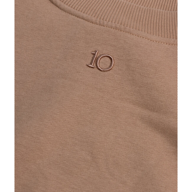 10Days pleated sweater light fudge