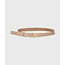 10Days monogram belt suede light copper