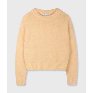 10Days hairy knit sweater pastel mango