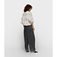 10Days balloon sweater stripes soft white melee