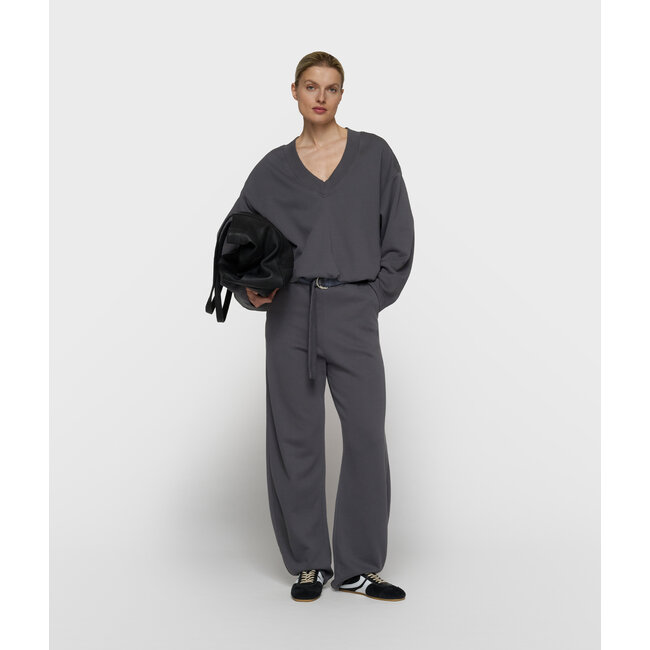 10Days banana pants fleece steel blue