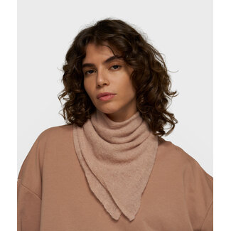 10Days bandana knit scarf light fudge