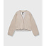 10Days brushed baseball cardigan powder