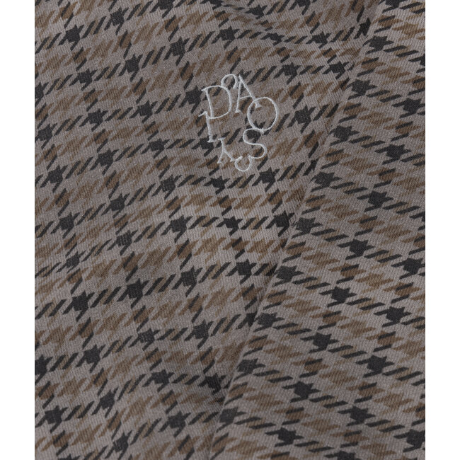 10Days check cardigan reversible champagne
