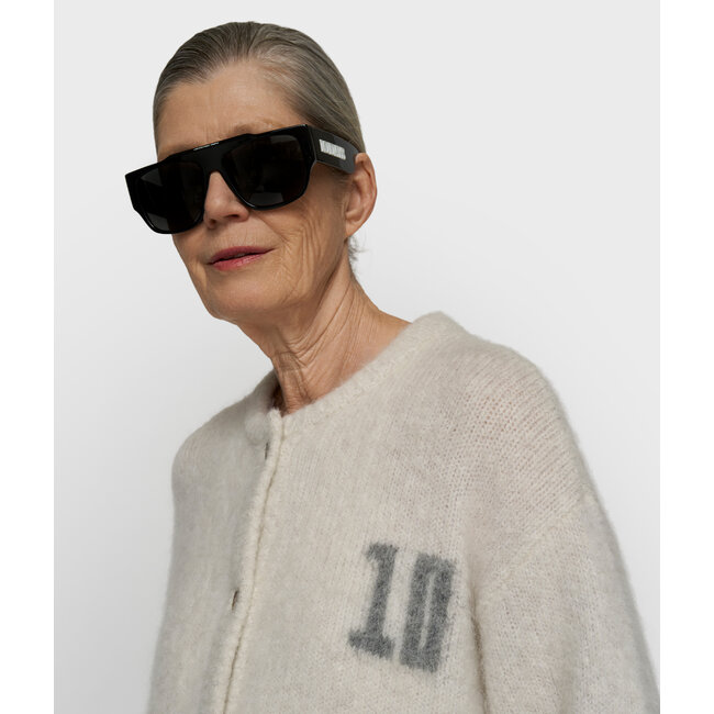10Days hairy knit cardigan ecru