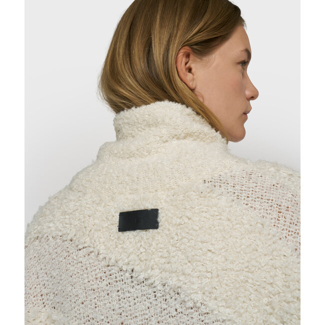 10Days loop knit sweater ecru