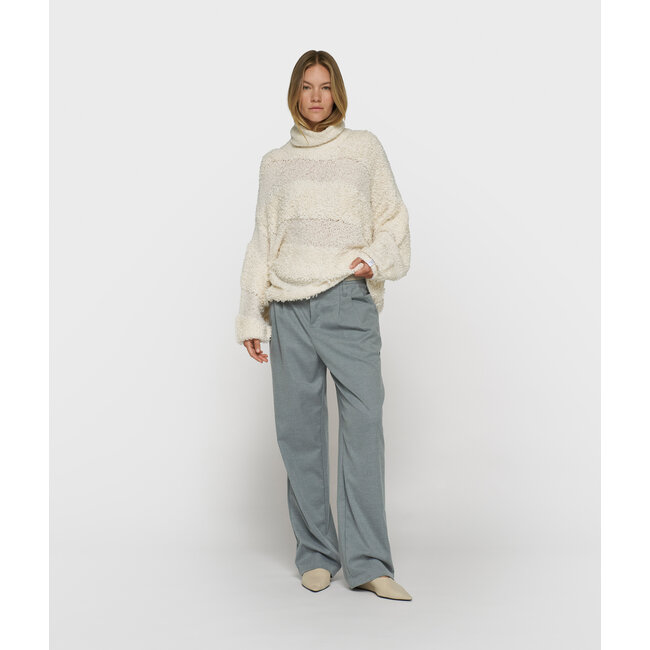 10Days loop knit sweater ecru