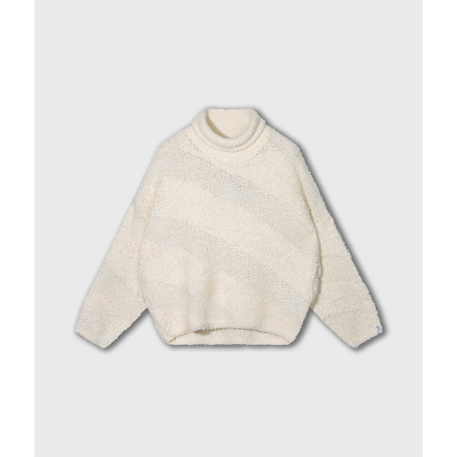 10Days loop knit sweater ecru