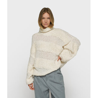 10Days loop knit sweater ecru