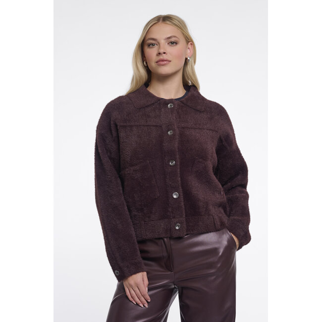 Rino & Pelle Boxy jacket  Fudge cloak