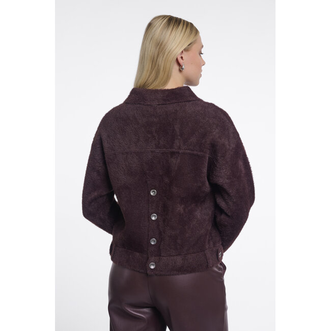 Rino & Pelle Boxy jacket  Fudge cloak