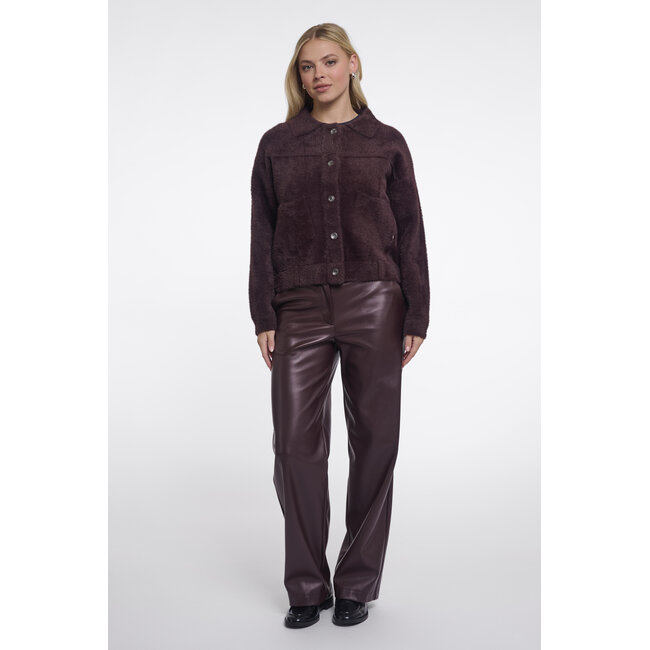 Rino & Pelle Boxy jacket  Fudge cloak
