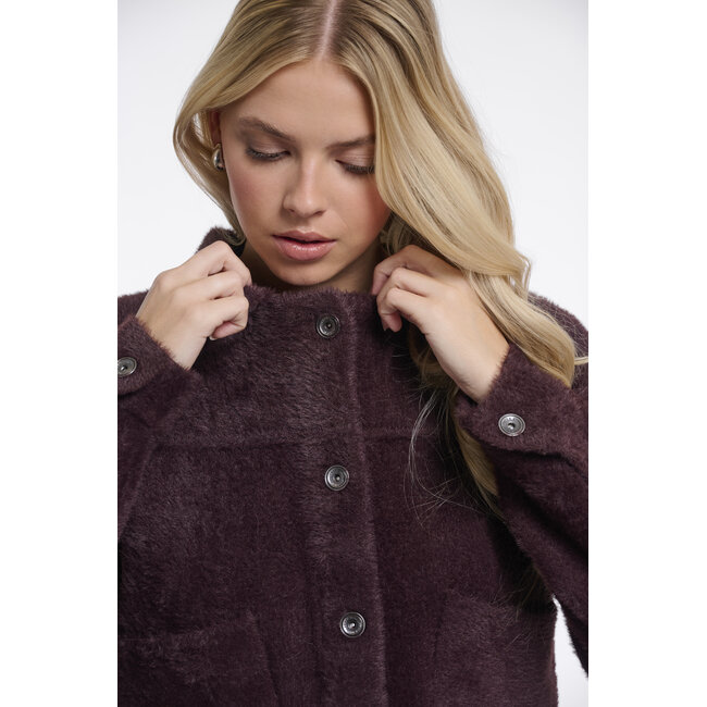 Rino & Pelle Boxy jacket  Fudge cloak