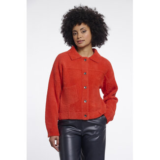 Rino & Pelle Boxy jacket  Luminous red