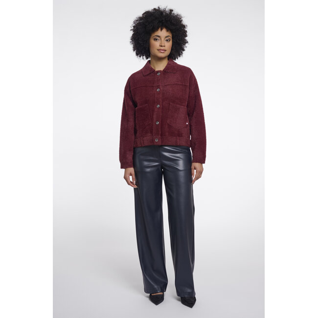 Rino & Pelle Boxy jacket  Sangria