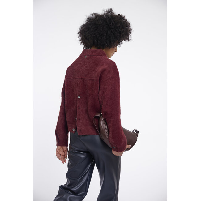 Rino & Pelle Boxy jacket  Sangria