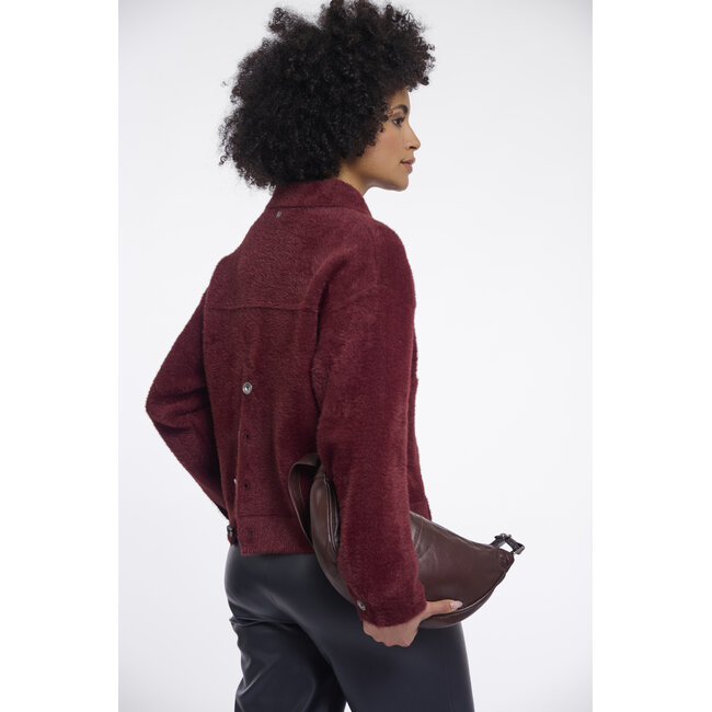 Rino & Pelle Boxy jacket  Sangria