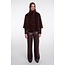 Rino & Pelle Jacket with rib cuffs  Coffee roast