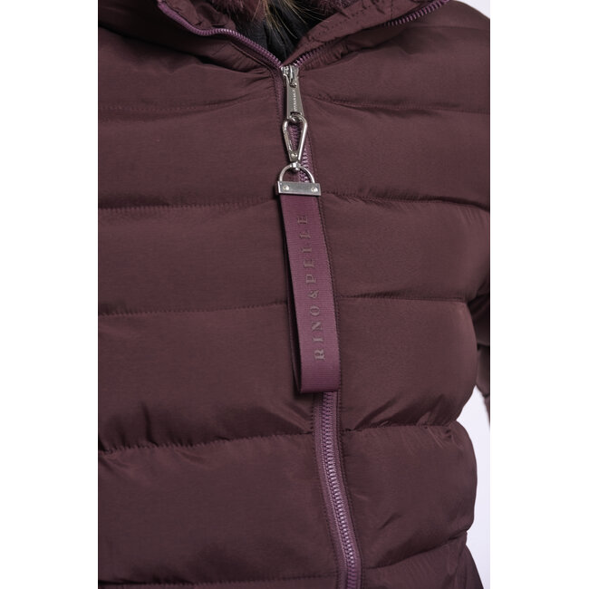 Rino & Pelle Padded coat with detachable collar  Fudge cloak