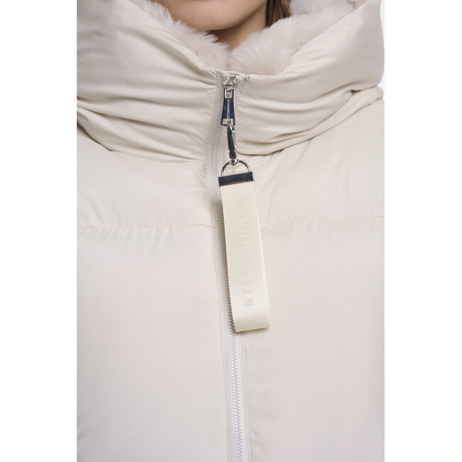 Rino & Pelle Padded jacket with detachable collar  Birch