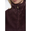 Rino & Pelle Short faux fur waistcoat  Chocolate bean