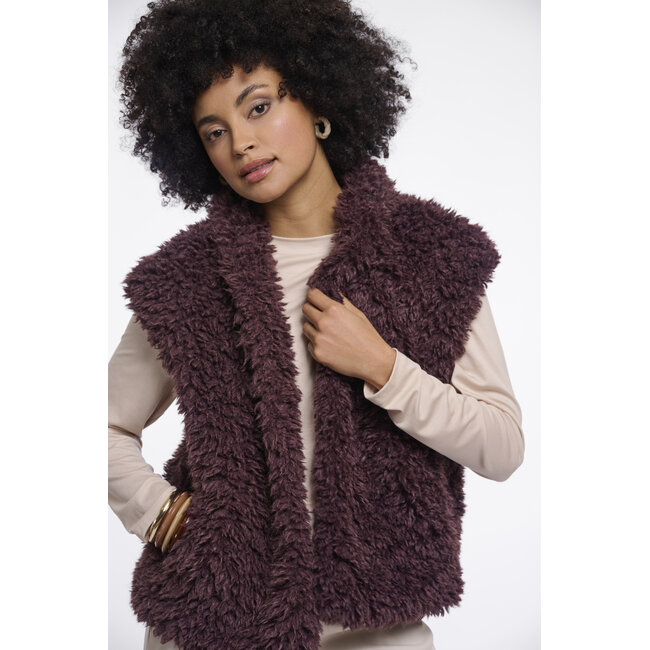Rino & Pelle Waistcoat  Chocolate bean