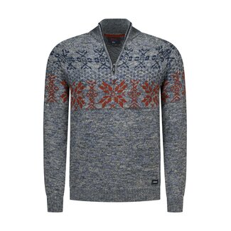 New Zealand Auckland NZA PULLOVER DARK HUNTER MELANGE