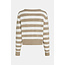 PENN&INK Jumper stripe brown ecru