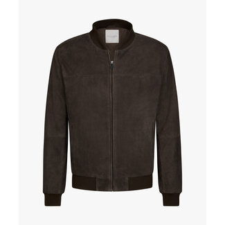 Profuomo OUTERW BOMBER SUEDE D.BROWN