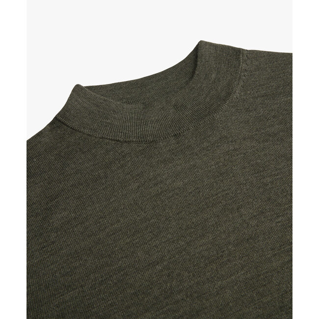 Profuomo PULLOVER MOCK NECK D GREEN