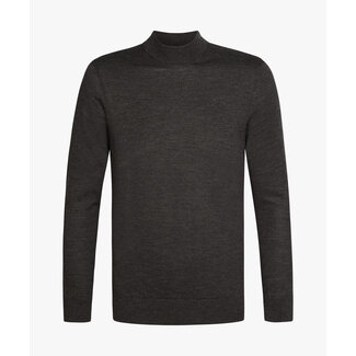 Profuomo PULLOVER MOCK NECK D BROWN