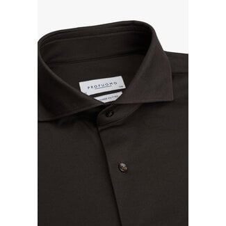 Profuomo SHIRT X-CUTAWAY SF D.BROWN