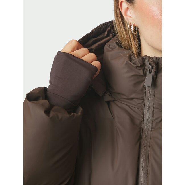 NEO NOIR Viviana C Puffer Jacket Dark brown
