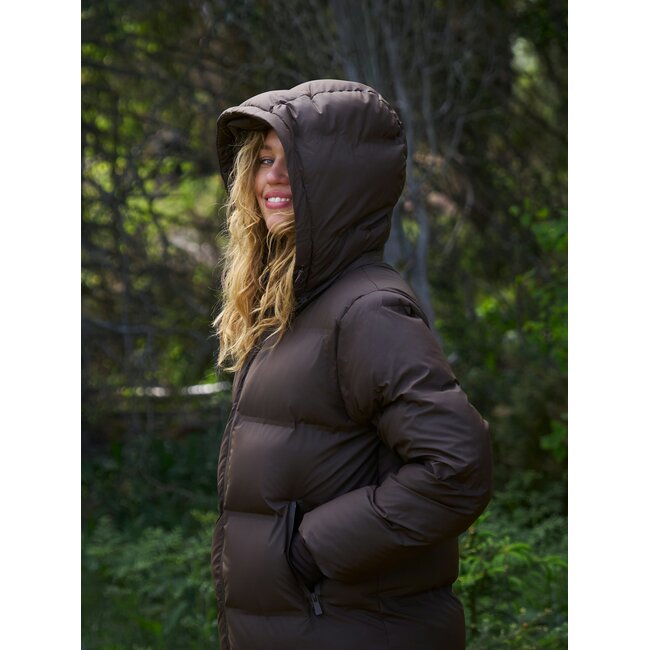 NEO NOIR Viviana C Puffer Jacket Dark brown