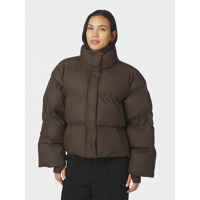 NEO NOIR Rhea C Puffer Jacket Dark brown