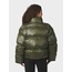 NEO NOIR Rhea Shiny Puffer Jacket Olive