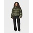 NEO NOIR Rhea Shiny Puffer Jacket Olive